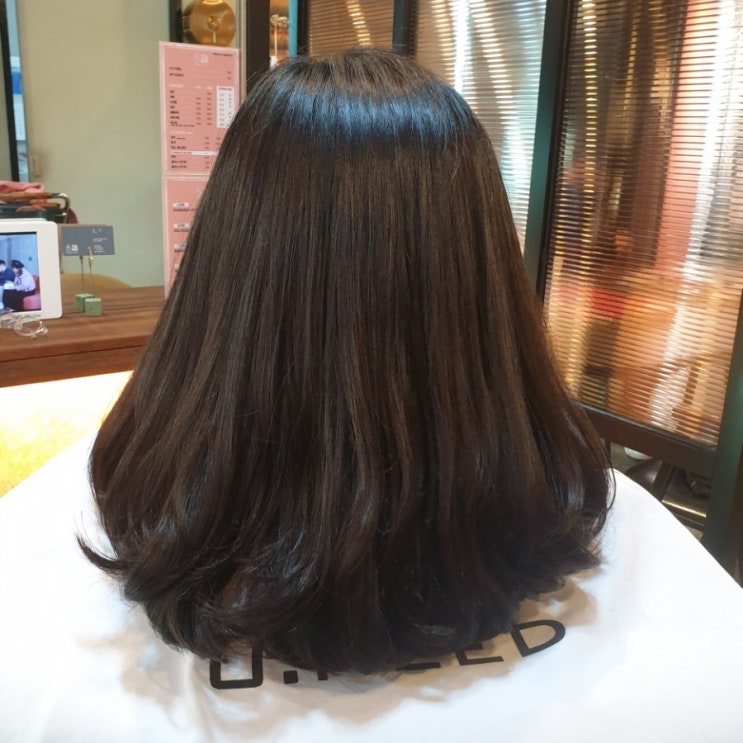  망한 여자단발머리 크림헤어에서 클릭닉 볼륨매직으로 복구했어요