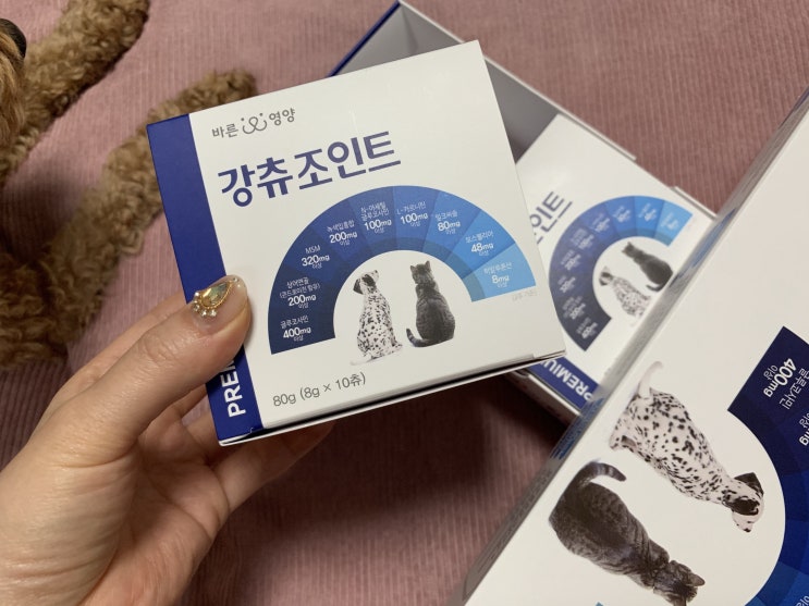  휴지기필요없는 강아지 관절영양제 똑똑한 강츄조인트로 관리해줘요