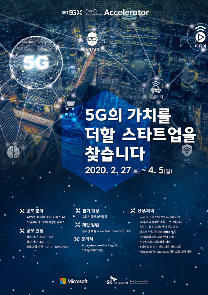 솔데스크 5G의 가치를 더할 스타트업(feat.SK텔레콤)