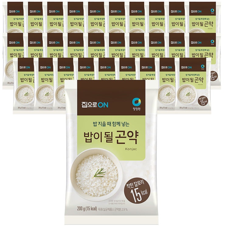  집으로온 밥이 될 곤약 200g 30개입
