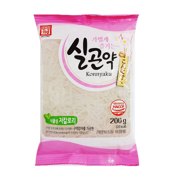  한성기업 실곤약 다이어트면곤약 200g 5봉