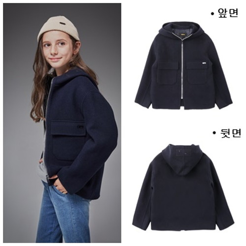   블루테일여아 핸드메이드 후드 코트ATH2JK02DN