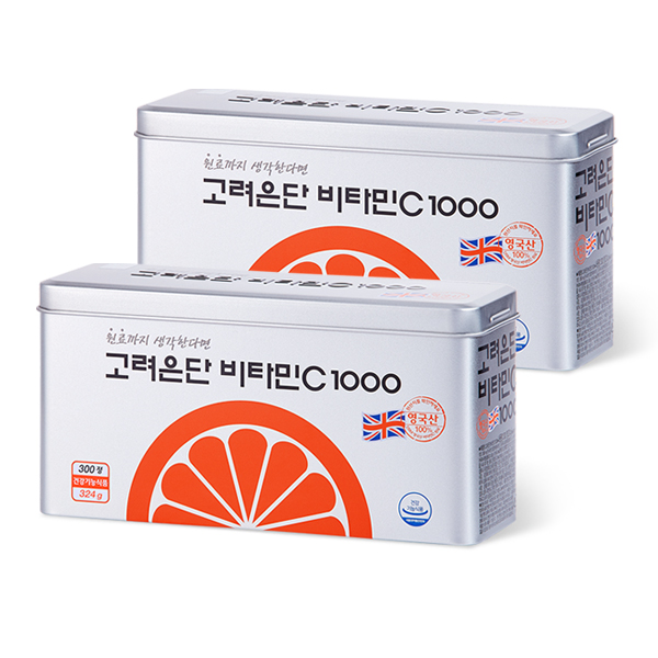 고려은단 비타민C 1000 300정, 324g, 2통 추천해요 고려은단 비타민C 1000 300정, 324g, 2통 추천해요