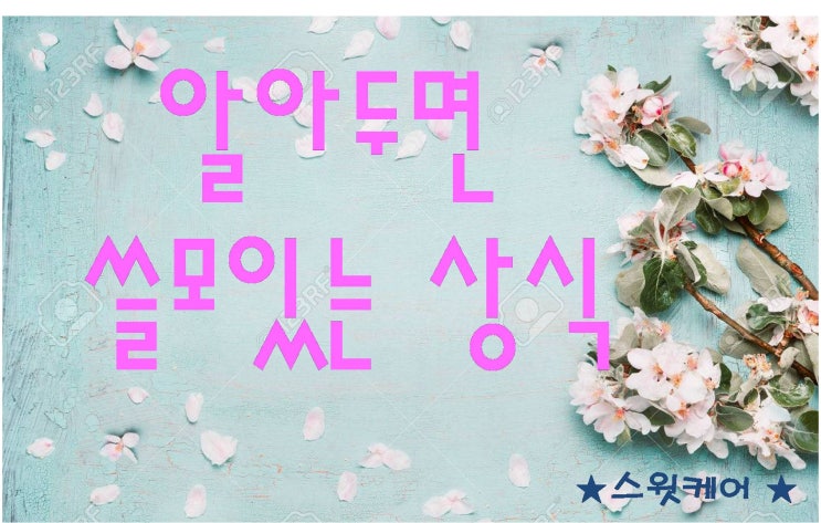  [알쓸상식] 건강에 좋은 음식재료(Part.2)