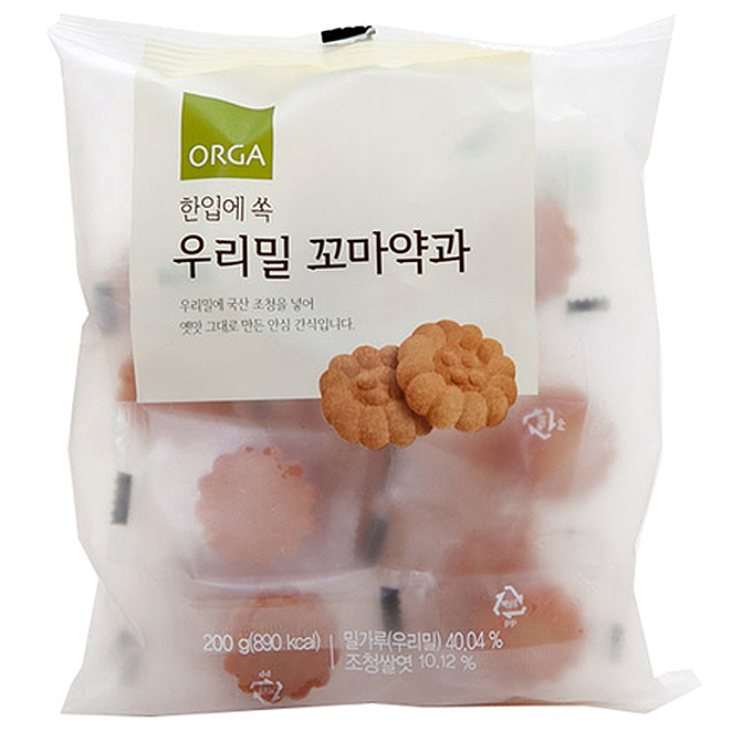 (로켓배송)올가홀푸드 한입에 쏙 우리밀 꼬마약과, 200g, 1개 추천해요 (로켓배송)올가홀푸드 한입에 쏙 우리밀 꼬마약과, 200g, 1개 추천해요