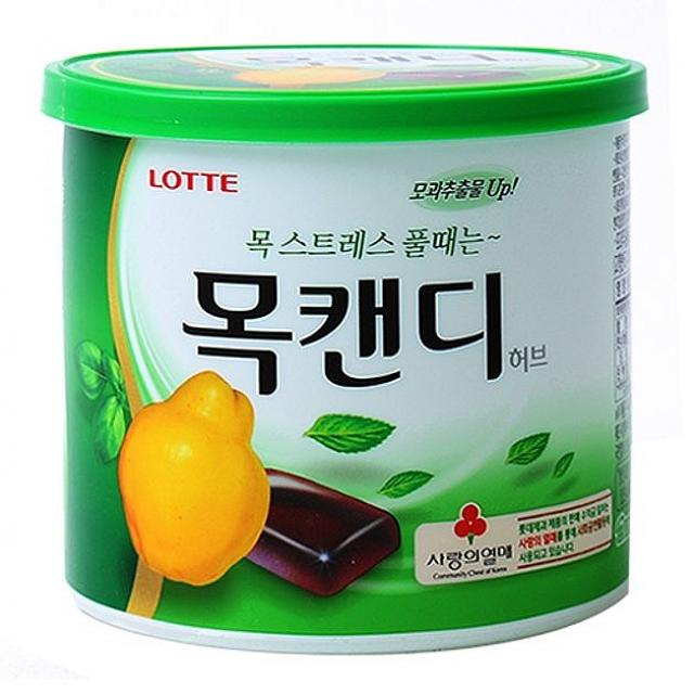   정배마트 롯데 3000목캔디 허브 137g 하드캔디 1