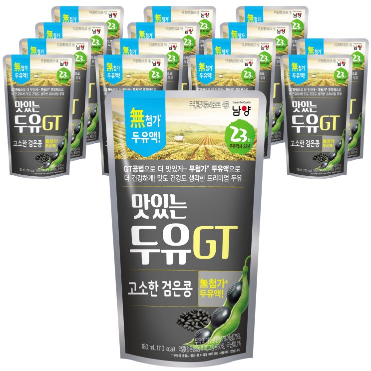 (로켓배송)맛있는두유GT 고소한 검은콩, 180ml, 15개입 추천해요