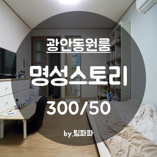  [부산 수영구/광안동] 신축 원룸 명성스토리