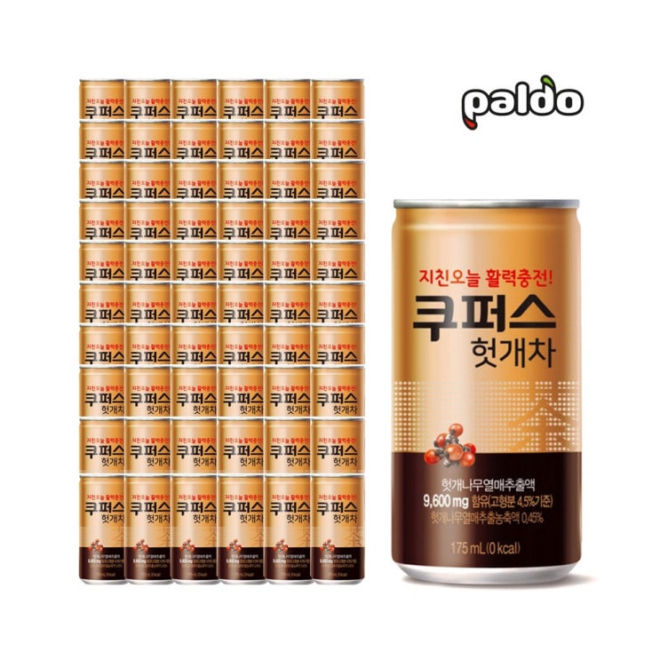  쇼핑정보,  팔도 쿠퍼스 헛개차 175ml 60개입캔 수티청숙취해소음료 60개입 : 오늘의 상품
