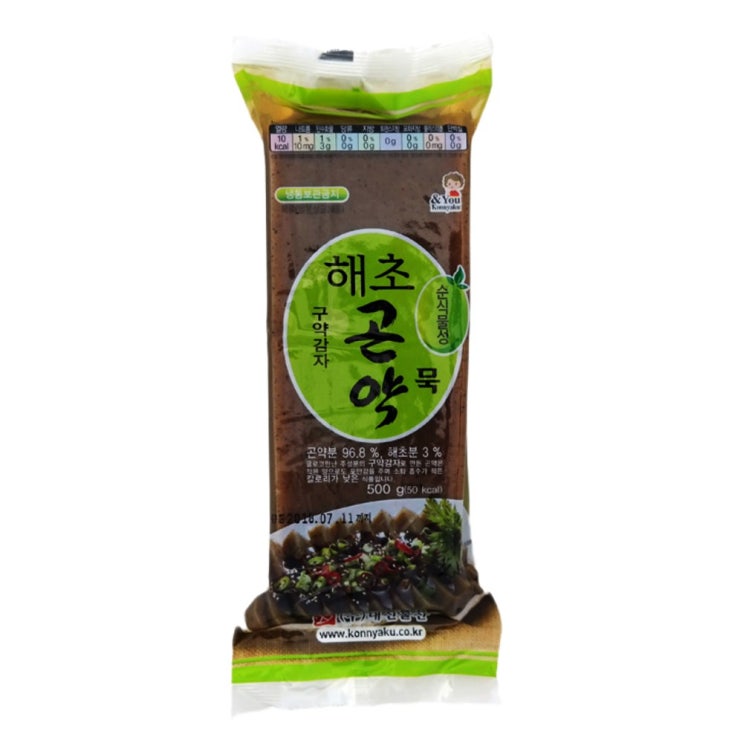 대신 해초곤약묵  큰포장 500g 1팩