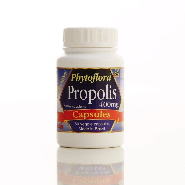  Uniflora PHYTOFLORA Brazilian Propolis 400mg 60 Caps 비염에좋은약 비염에좋은영양제 프로폴리스6000 면역력높이는영양제 코스트코프로폴리스 트루블루프로폴리스, 1개, 1