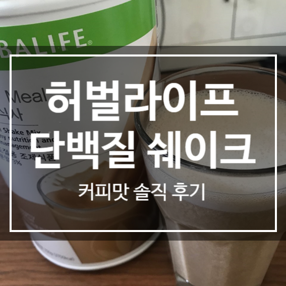  허벌라이프 모바일 서비스 단백질 쉐이크 :: 아침식사 대용, 다이어트 건강식품 후기 (광고아님)