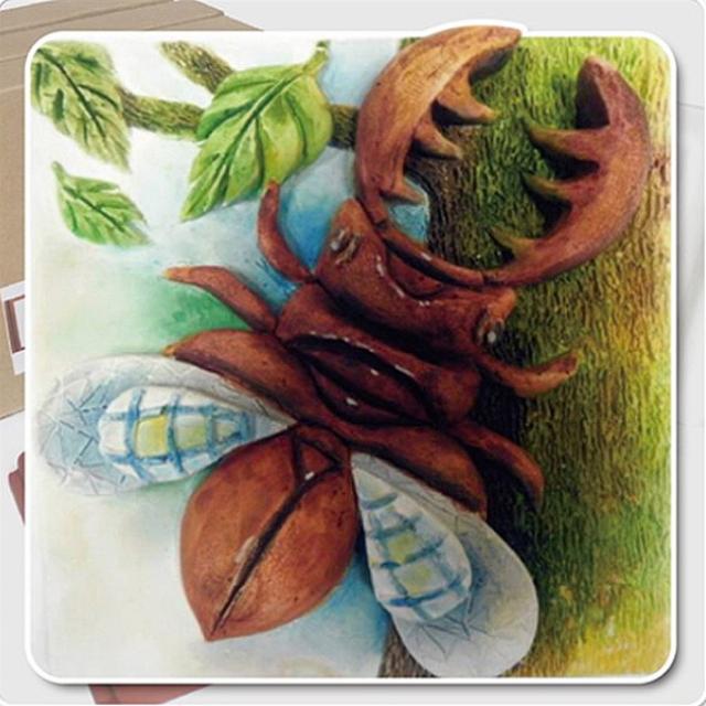 질러요!  지그재그 석고색칠 사슴벌레 석고색칠공예 단품만 출고됩니다 그림 DIY  판매가는 얼마일까요?