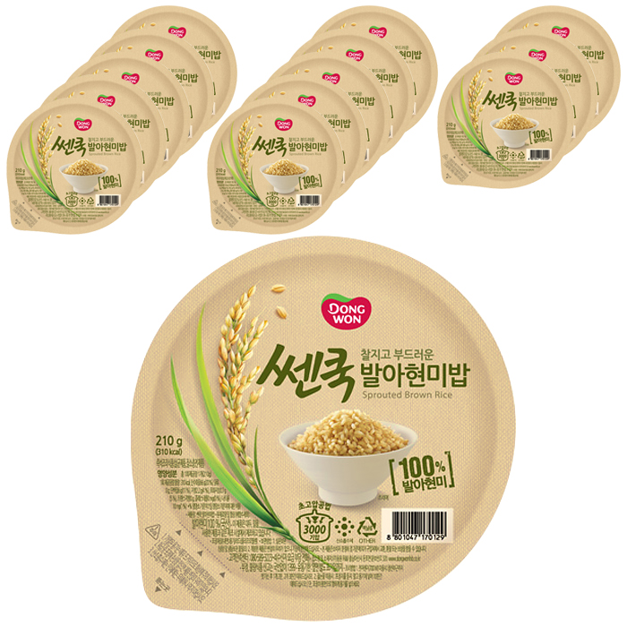 (로켓배송)동원 쎈쿡 발아현미밥, 210g, 14개 추천해요 (로켓배송)동원 쎈쿡 발아현미밥, 210g, 14개 추천해요