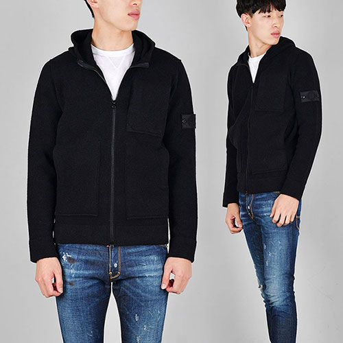  신패 럭스앤홀릭 18FW 스톤아일랜드 6919505A3 V0029 남성후드집업