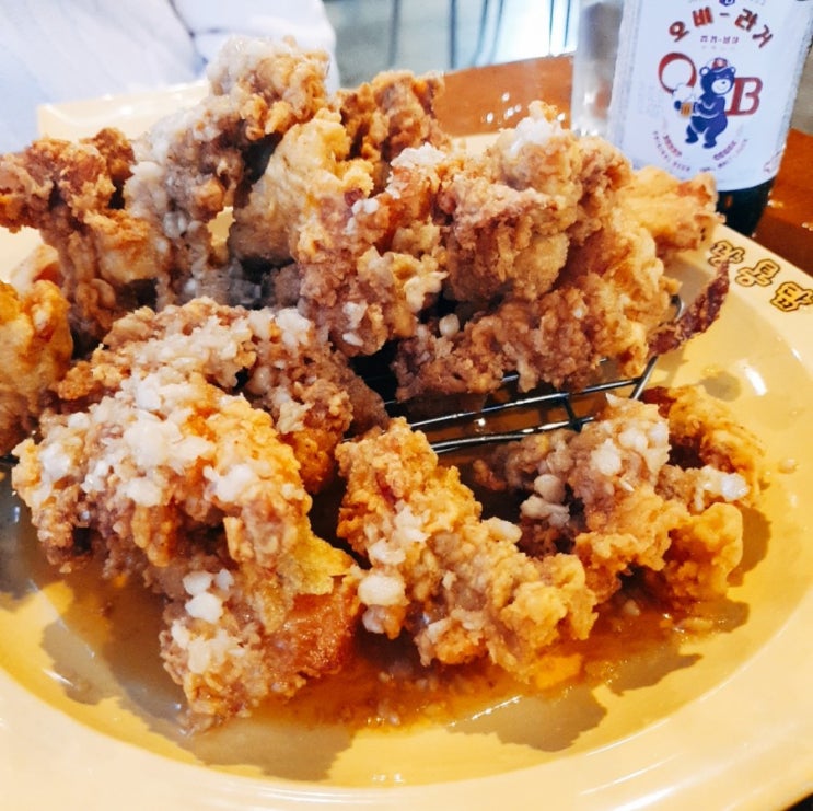  노랑통닭 마늘통닭