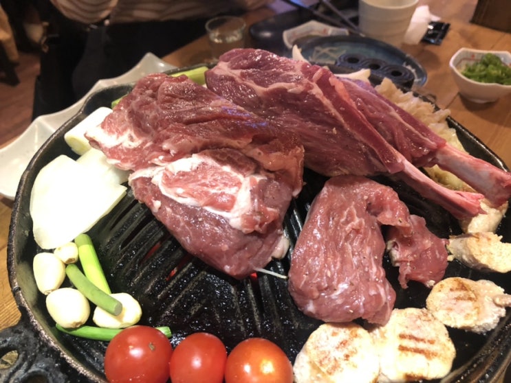  [신중동] 양고기  "징기스" & 물회 횟집  "대박회사"
