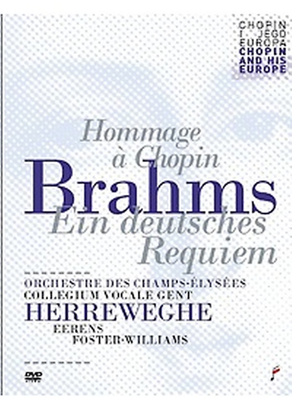 브람스: 독일 레퀴엠 - 콜레기움 보칼레 겐트 샹젤리제 오케스트라 필립 헤레베헤 [DVD] 추천해요