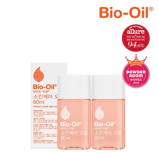  [본사정품] 바이오오일 1+1[스킨케어오일60ml+스킨케어오일60ml], 없음, 60ml