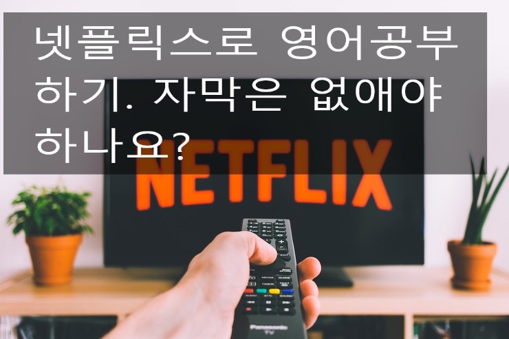  넷플릭스로 영어듣기 할 때, 자막을 없애야 하나요?