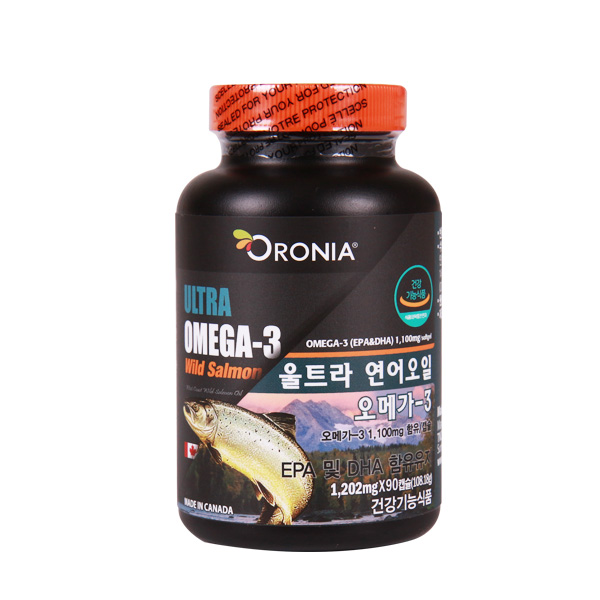 오로니아 울트라 연어오일 오메가-3 x 90캡슐, 1202mg 추천해요