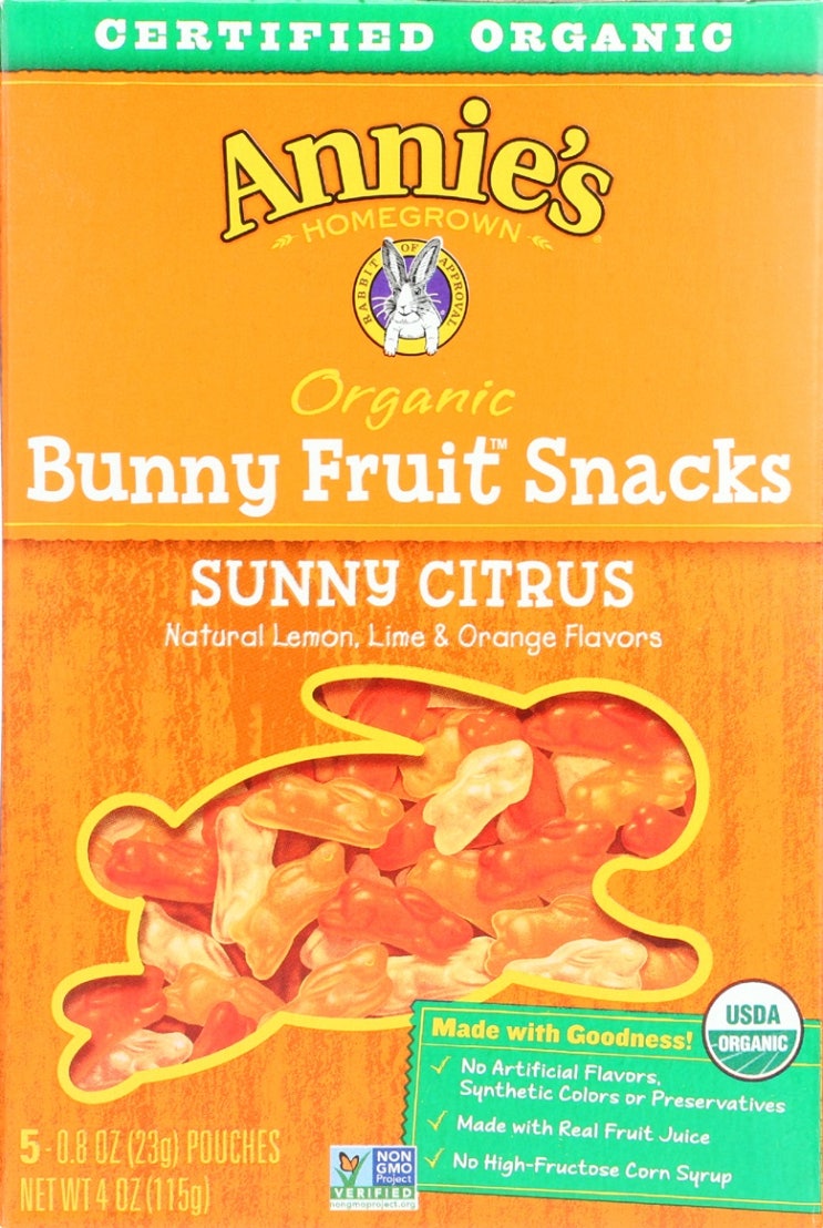 애니스 버니 프루트 스낵, Sunny Citrus, 5개입 추천해요 애니스 버니 프루트 스낵, Sunny Citrus, 5개입 추천해요