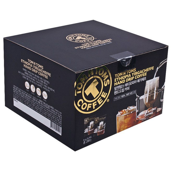 (로켓배송)탐앤탐스 에티오피아 예가체프 드립커피, 8g, 1box 가격정보 (로켓배송)탐앤탐스 에티오피아 예가체프 드립커피, 8g, 1box 가격정보