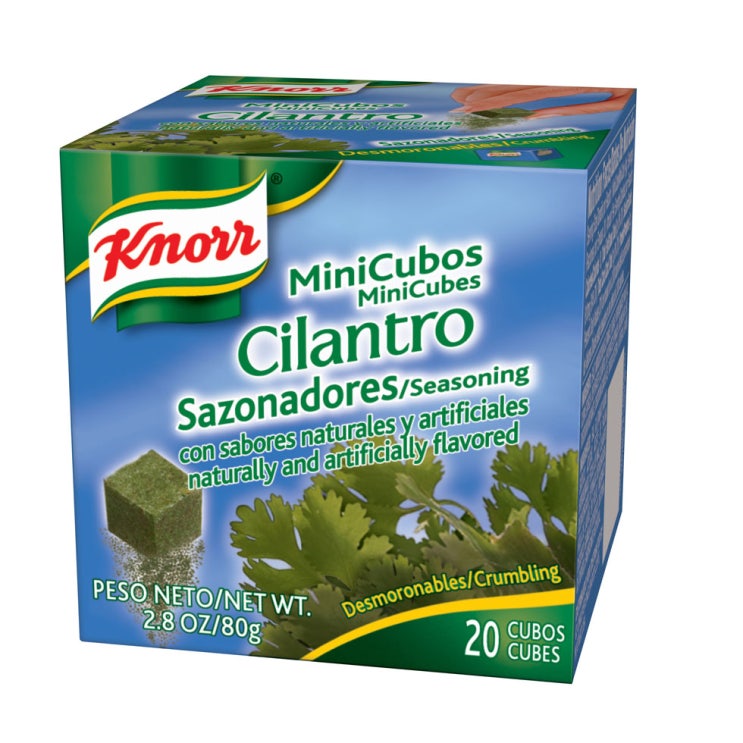 Knorr Cilantro Savoury Sauce 크노르 고수 소스 미니큐브 80g 20개입 6팩, 2팩 추천해요