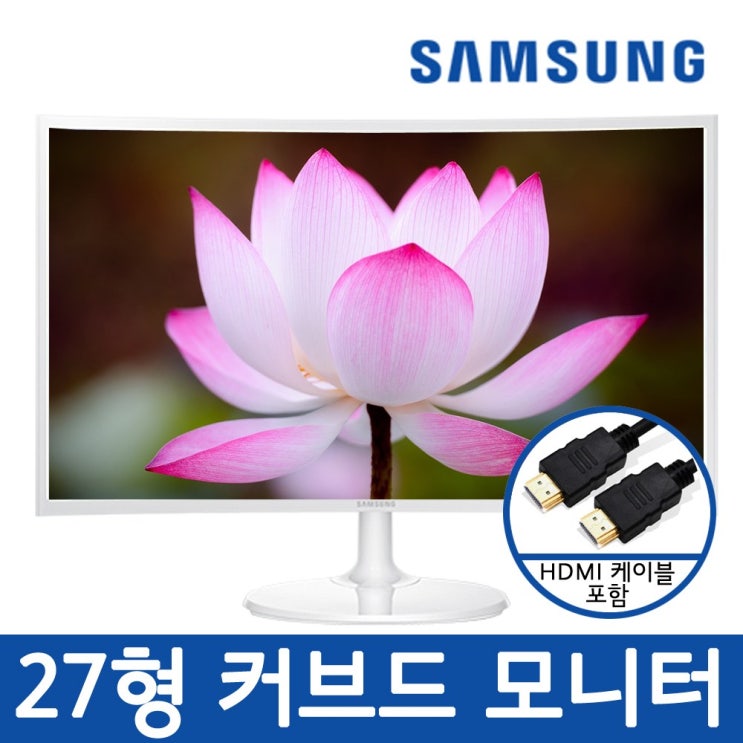   삼성전자 C27F391 27인치 LED 커브드 모니터 RC