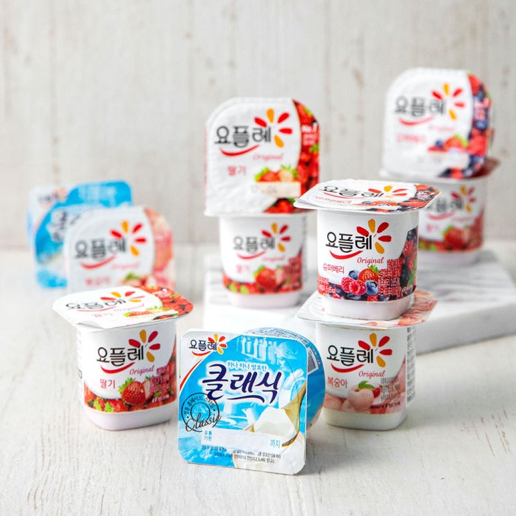  리뷰가 좋은 요플레 요거트 10개입 세트, 클래식 85g x 2개 + 슈퍼베리 85g x 2개 + 딸기 85g x 4개 + 복숭아 85g x 2개, 1세트 제품을 소개합니다!!