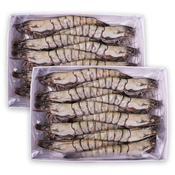 바른씨 블랙타이거새우 10마리 500g 1+1 대하, 2개 추천해요