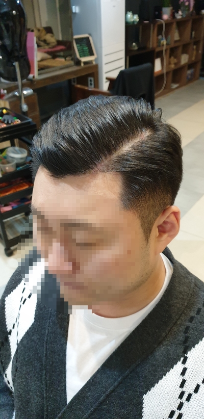  남자머리잘하는곳, 모란역남자머리, 슬릭백언더컷, 모란역미용실, 성남미용실