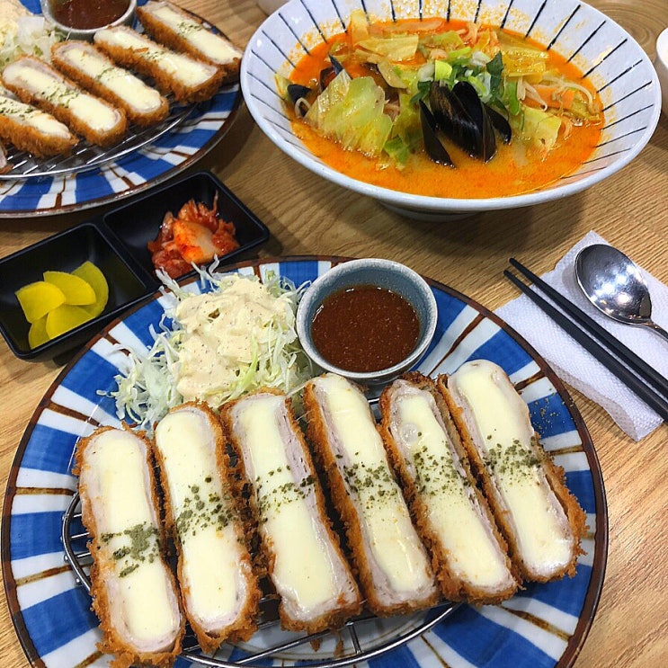  신중동역 롯데백화점 맛집, 치즈돈까스 맛집인 "최여사돈까스"