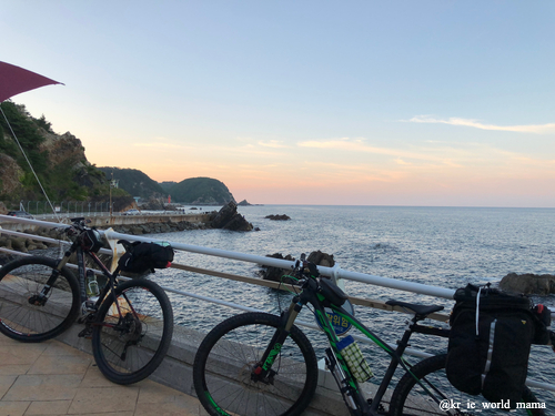  [이모와 함께하는 자전거여행-5편] 동해안종주 자전거길 경포해수욕장에서 시작한 라이딩 정동진, 그리고 금진해변 숙박은 솔밭집민박