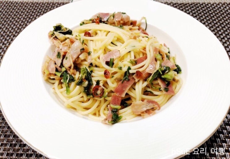  [냉이 파스타] 냉이 요리 추천, 냉이 알리오올리오 만들기, 파스타 면 삶는법