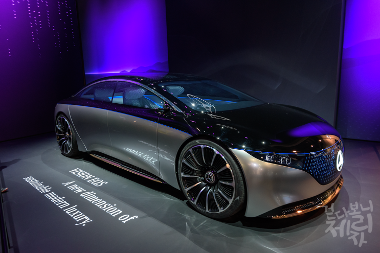  [CES2020] 벤츠 전기차 EQC 400과 EQS. 그리고 현대모비스의 엠비전S.
