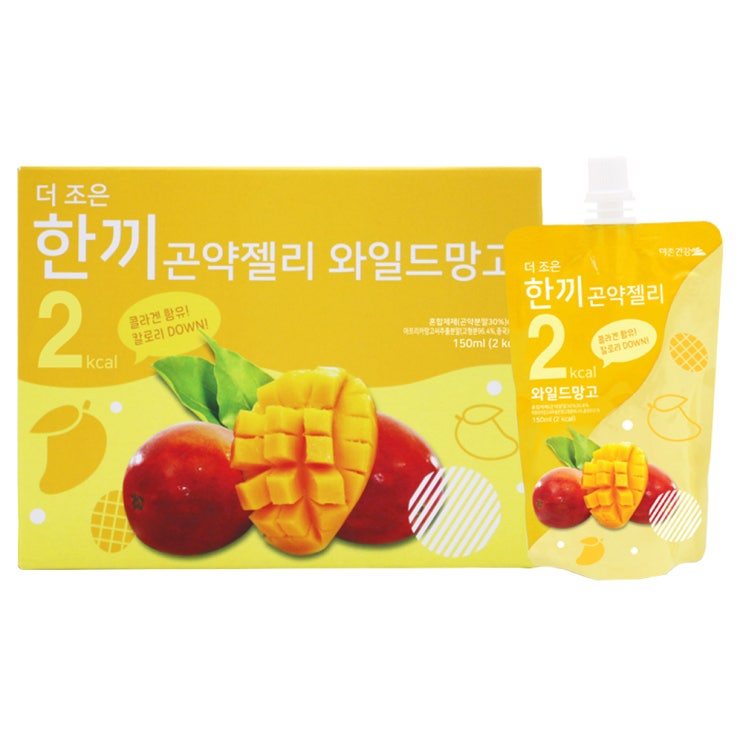 (로켓배송)더존건강 더 조은 한끼곤약젤리 와일드망고, 150ml, 10개입 추천해요