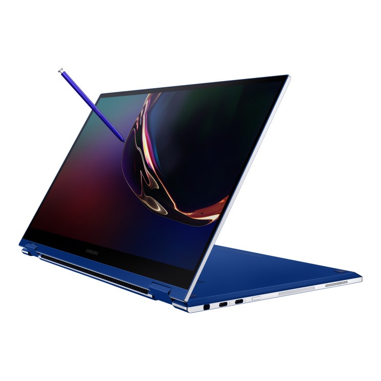  삼성전자 갤럭시북 플렉스 노트북 NT950QCT-A58A 로얄블루 (i5-1035G4 39.6cm WIN10), 포함, SSD 256GB, 8GB