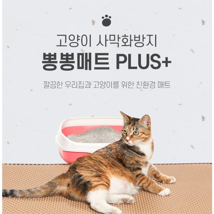  고양이 매트 고양이 사막화 방지 매트컬러: 블랙, 베이지, 민트 | 사이즈: 대형, 특대형