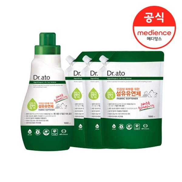  {핫한상품 베스트6} 닥터아토세제 - 닥터아토 농축유연제 진드기케어 1000ml  (With 영어공부꿀팁 소식)