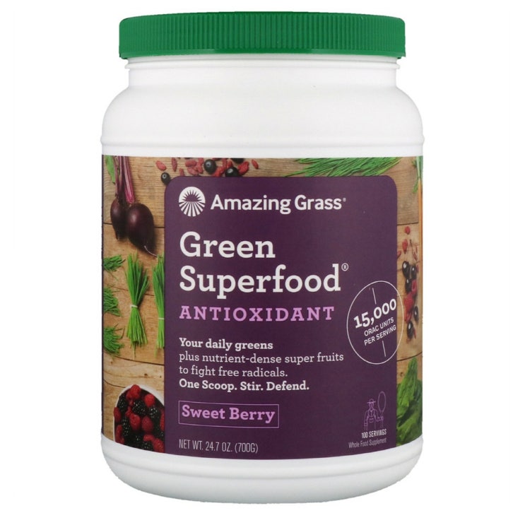 Amazing Grass 어메이징그라스 그린 슈퍼 푸드 산화 방지제 스위트 베리 700 g, 1세트, . 추천해요 Amazing Grass 어메이징그라스 그린 슈퍼 푸드 산화 방지제 스위트 베리 700 g, 1세트, . 추천해요