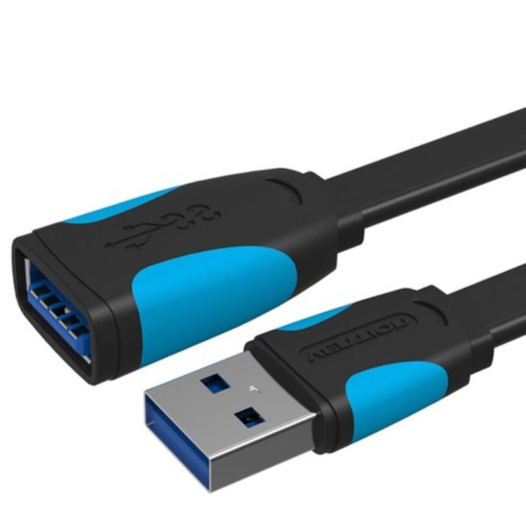 (로켓배송)벤션 칼국수형 USB 3.0 연장케이블 블랙, 1개, 2m 추천해요