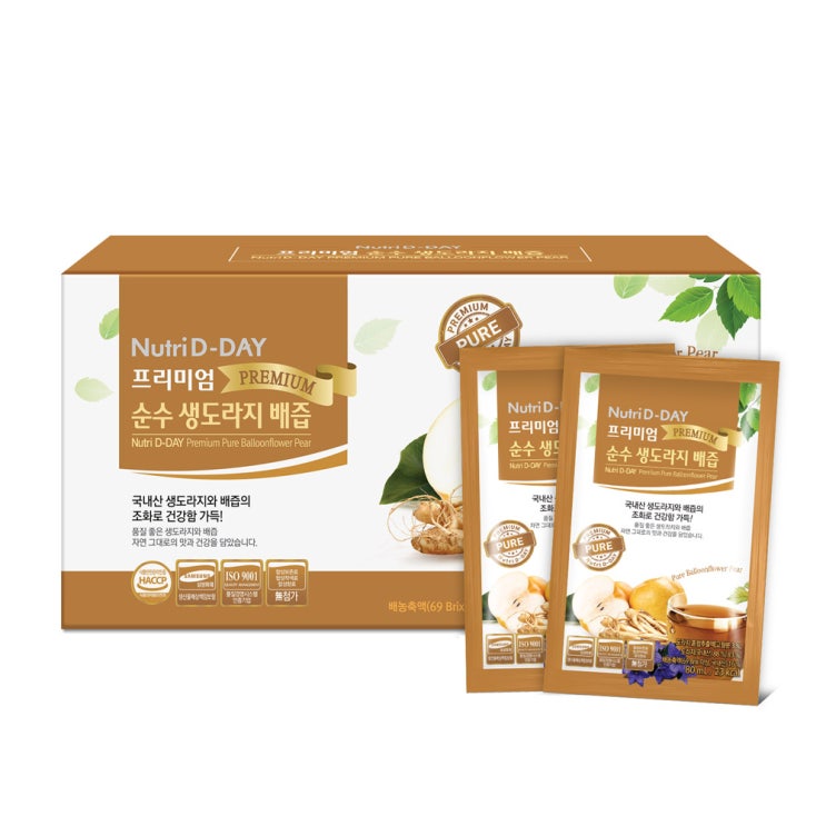 (로켓배송)뉴트리디데이 프리미엄 순수 생도라지 배즙, 80ml, 30개입 가격정보