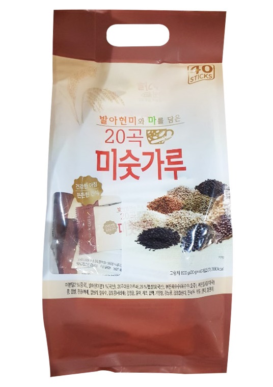  [발아현미와 마 담아 건강하게!] 20곡 미숫가루 스틱 (20gx40봉)