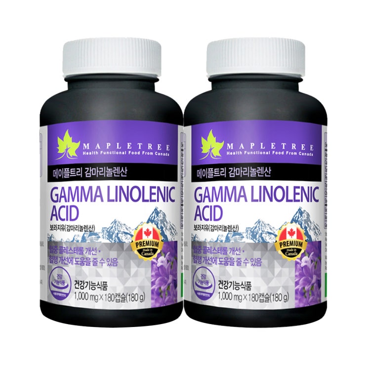 (로켓배송)메이플트리 감마리놀렌산, 180g, 2개입 가격정보 (로켓배송)메이플트리 감마리놀렌산, 180g, 2개입 가격정보