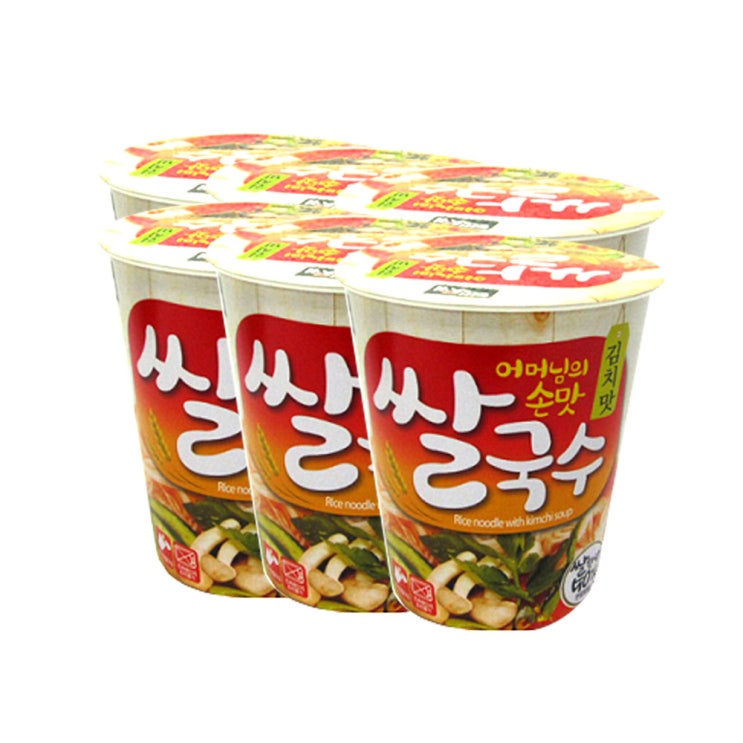 (로켓배송)백제 쌀국수, 김치맛 추천해요