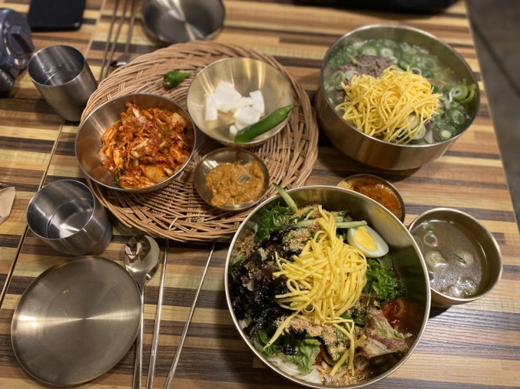  합정 칼국수맛집, 평이담백뼈칼국수 맛있는 한끼로 딱!