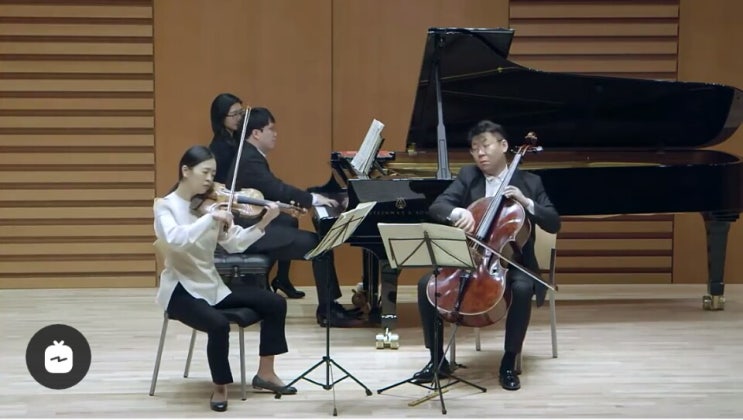 미네소타 오케스트라에서 활동하는 첼리스트@chicminji의 추천으로 함께하게 된 릴레이 - 트리오파로스의 Brahms Piano Trio no1