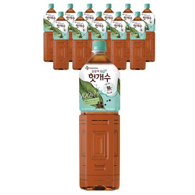 (로켓배송)CJ헬스케어 헛개수 차음료, 1.5L, 12개 추천해요 (로켓배송)CJ헬스케어 헛개수 차음료, 1.5L, 12개 추천해요
