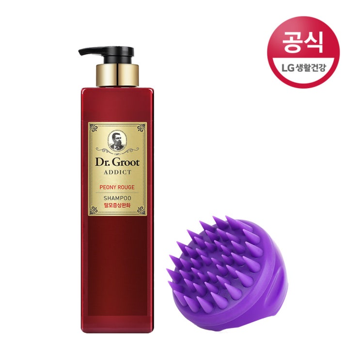 닥터그루트 애딕트(퍼퓸) 피오니 샴푸 680ml+증정헤어브러쉬 탈모샴푸, 단품 추천해요